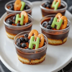 Halloween Dirt Cups – Graveyard Pudding Dessert With Cookie Crumble
