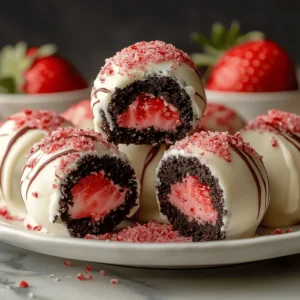 Strawberry Shortcake Oreo Balls