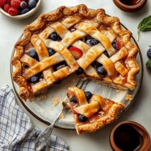 Blueberry Peach Pie