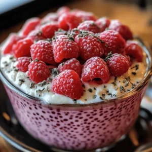 Raspberry Chia Pudding