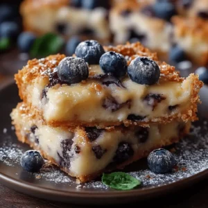 Blueberry Bars with Cheesecake Layers