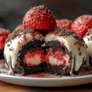 Strawberry Shortcake Oreo Balls