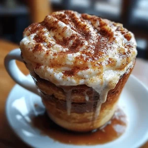 Cinnamon Roll Mug Cake