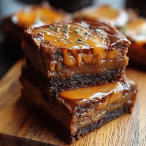 Caramel Swirl Brownies