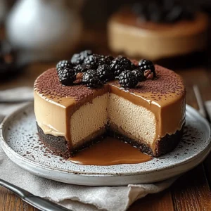Creamy Keto Coffee Cheesecake