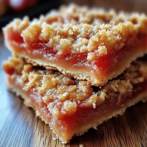 Tangy Rhubarb Bars