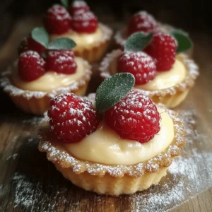Raspberry Vanilla Tarts