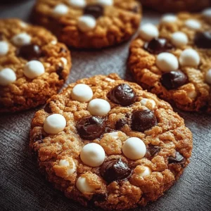 Crunchy Chocolate Chip Rice Krispie Cookies