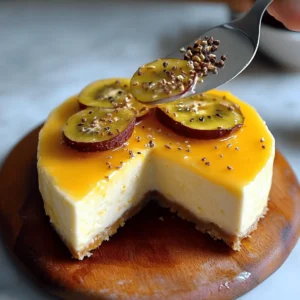Passion Fruit Cheesecake