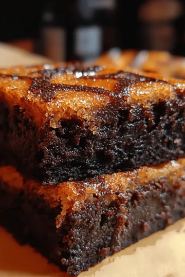 Halloween Oreo Stuffed Brownies