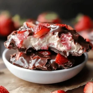 Chocolate Strawberry Yogurt Clusters