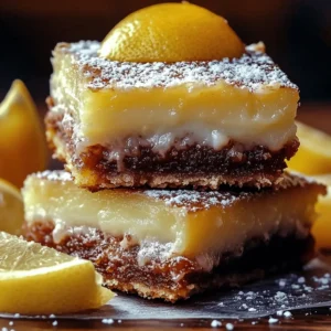 Lemon Brownie Bars
