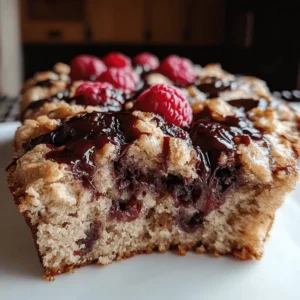 Berry Oatmeal Crumble Bars