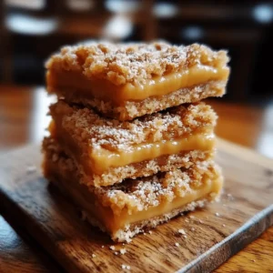 Peach Cobbler Crumble Bars