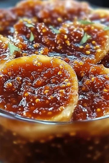Fresh Fig Jam with Lemon Zest