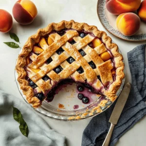 Blueberry Peach Pie