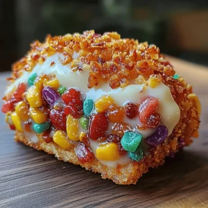 Fruity Pebbles Cheesecake Tacos