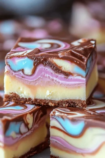 Marshmallow Swirl Fudge