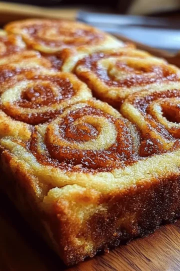 Cinnamon Roll Cake