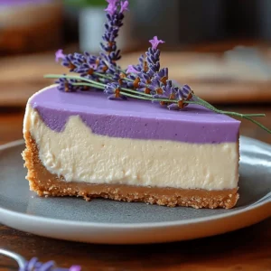Honey Lavender Cheesecake