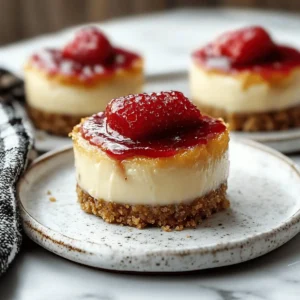 Mini New York Cheesecakes