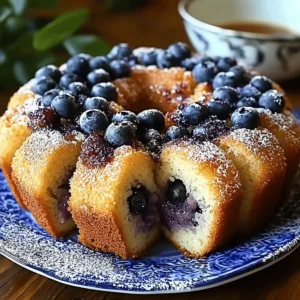 Blueberry Sour Cream Coffee Cake