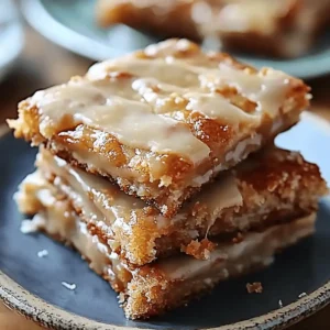 Soft Baked Maple Donut Bars