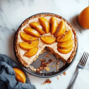 Rustic Peach Tart