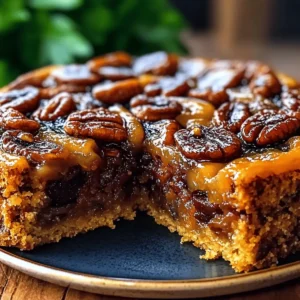 Pecan Upside Down Cake