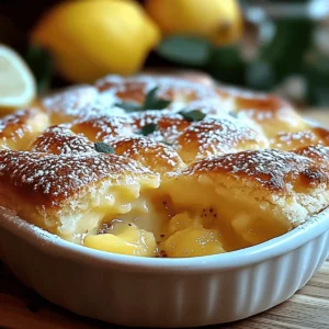 Lemon Cobbler