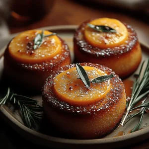 Orange Ginger Honey Cakes