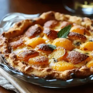 Double Crust Brown Butter Peach Cobbler