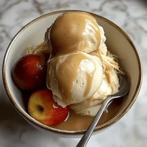 Creamy Apple Cider Caramel Ice Cream