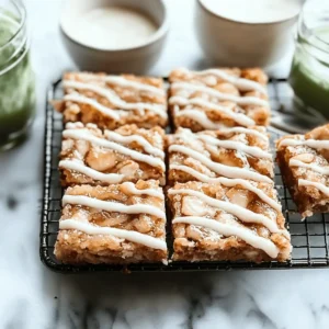 Cinnamon Roll Blondies