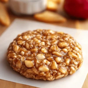 Healthy Apple Pie Oatmeal Cookies