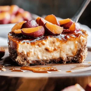 Peach Cobbler Cheesecake