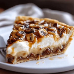 Salted Caramel Apple Cheesecake Pie