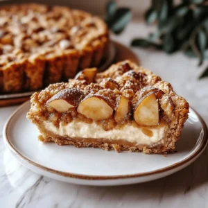Apple Crumble Cheesecake