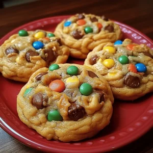 Peanut Butter M&Ms Cookies