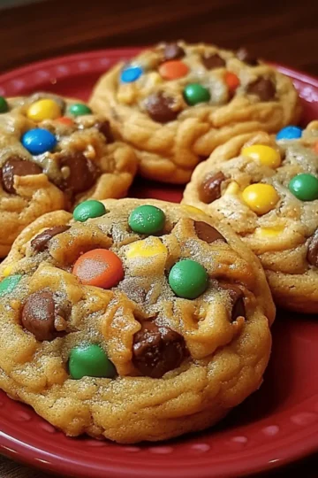 Peanut Butter M&Ms Cookies