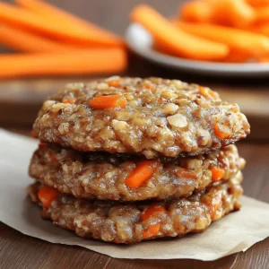 Carrot Cake Oatmeal Cookies