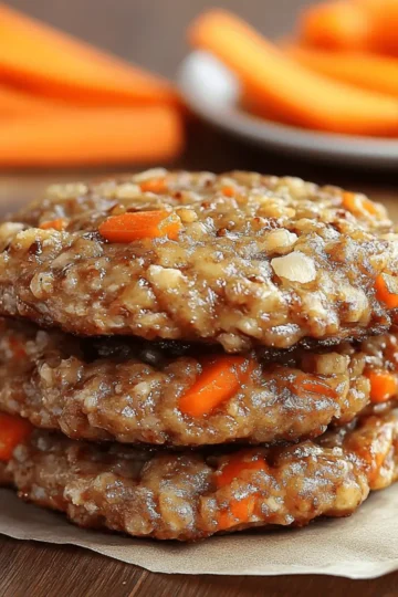 Carrot Cake Oatmeal Cookies