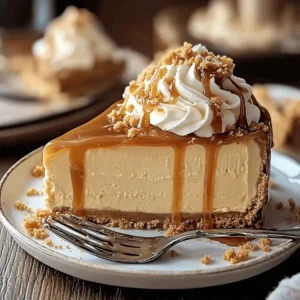 Butterscotch Cheesecake with Salted Caramel Top