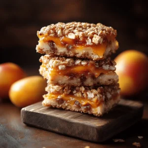 Peaches and Oatmeal Bars