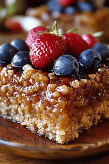 Lazy Day Oatmeal Cake