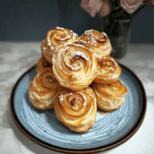 Peach Pie Cruffins