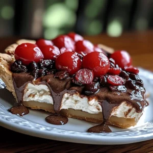 Chocolate Cherry Cream Pie