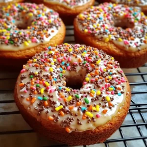 Baked Funfetti Donuts
