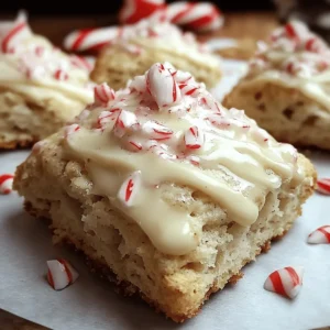 Peppermint White Chocolate Scones