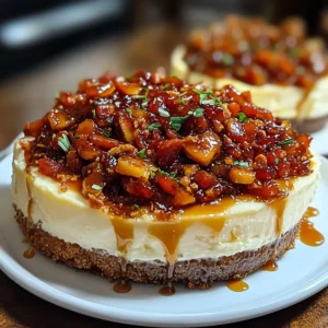 Bacon Caramel Cheesecake